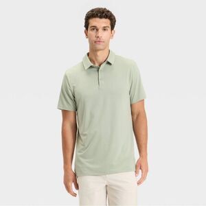 All in Motion Men's Jersey Polo Shirt, GREEN Size small NWT